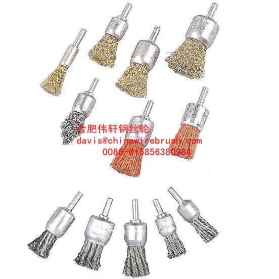 Brass-coated Wire End Brushes