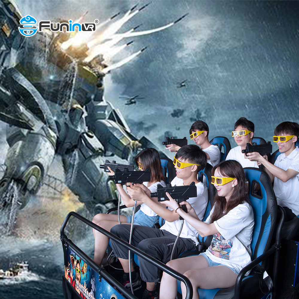 30-90 Minutes 7D Movie Theater Hydraulic Platform Interactive Motion Race