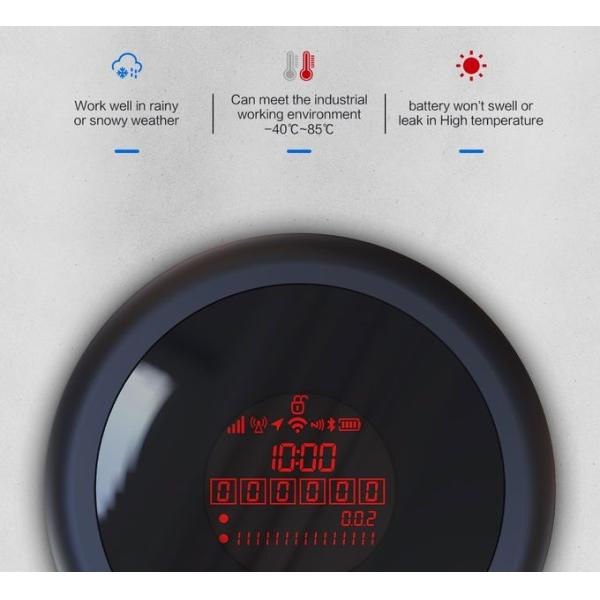 Smart MEMS Control Iot Padlock Bluetooth Real Time Monitoring