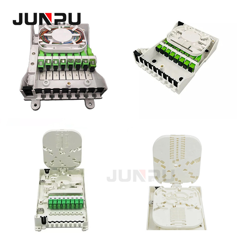 Factory FTTH 8 Core Fiber Optic cable Terminal Box Optical Fiber Distribution Box
