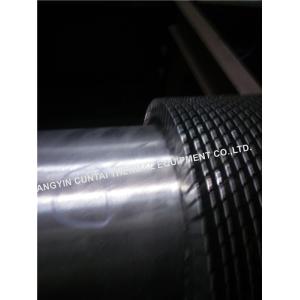 Welded Continuous Serrated Extruded Finned Tube , Boilers Economizer Fin Tube