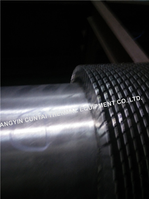 Helically Wound Welded Serrated Fin Tube For HRSG Boiler / Fired Heater