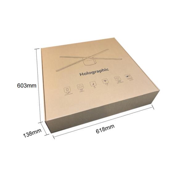 80cm 3D Hologram Projector Fan Wifi Advertising Display Logo Light APP or PC or Remote Control Holographic 3d Fan Projector