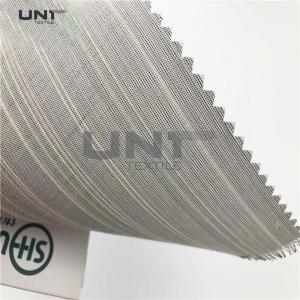 Quality Fashionable Shrink Resistant Horsehair Interlining Smooth Handfeeling for sale