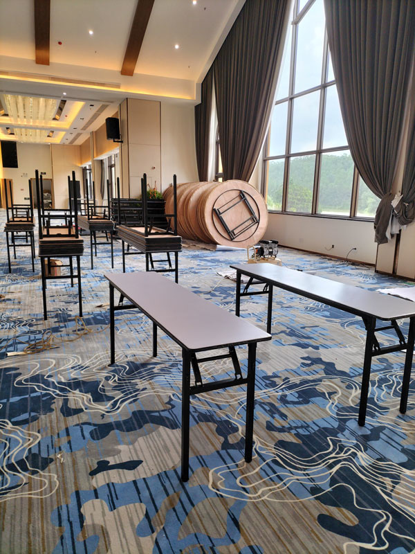 30 X 72 36 X 96 Folding Banquet Table 8 Ft 6ft Rectangle White Pvc Catering