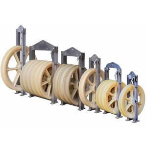 Mc Nylon Transmission Line Stringing Tools Stringing Pulley 660mm Large Diameter