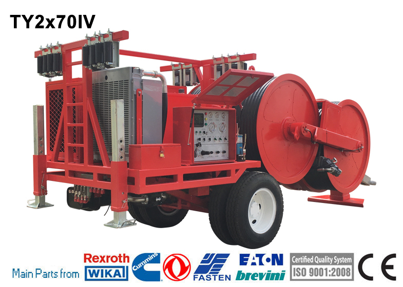 Quality Transmission Line Stringing Equipment Cable Pulling Hydraulic Tensioner for sale