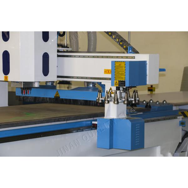 Loading Unloading CNC Machine Panel Furniture Production Line With Boring Head / Drilling