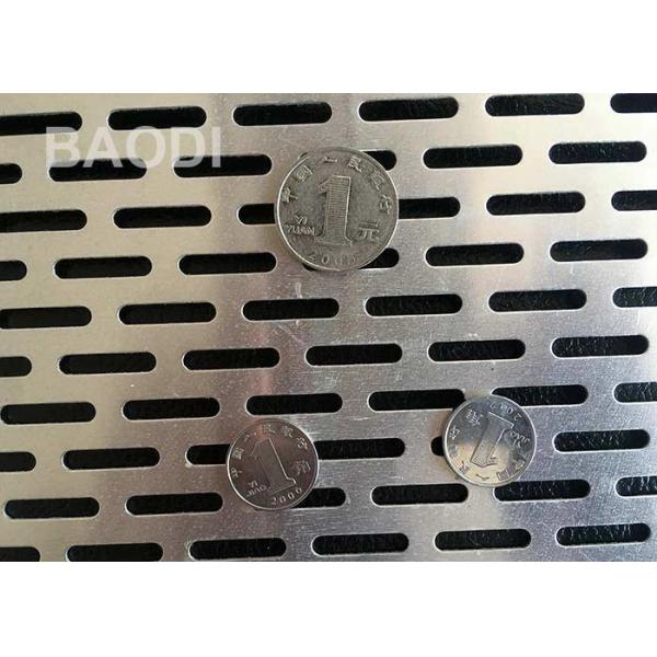 Decorative Screen Slotted Hole SS304 Perforated Metal Mesh