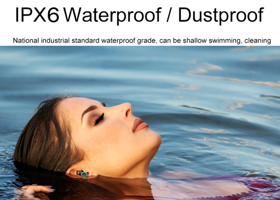 Waterproof IPX6 In Ear True Wireless Earbuds