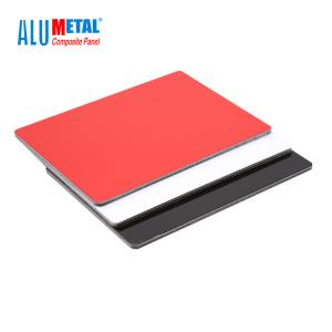 Quality 6mm Acm PVDF Aluminum Composite Panel 1220 X 2440mm Antibacterial Surface for sale