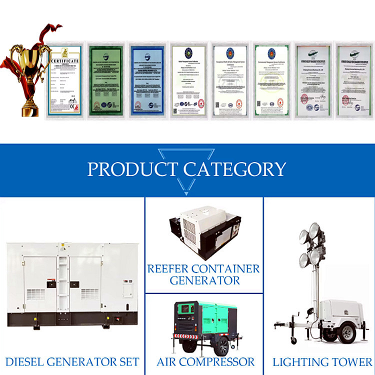 3 Phase Diesel Generator Portable Silent Type Generator Cummins Diesel Generator Set