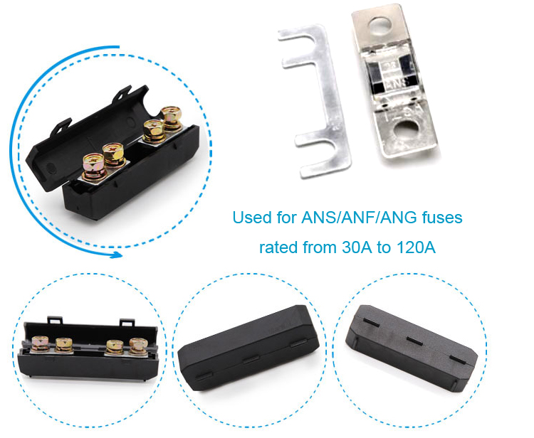 ANG MIDI Bolt On Fuse Holder PSX 58V For Automotive Protection