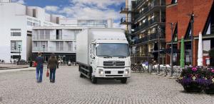 Quality Commercial Dongfeng Used Cargo Trucks With Air Suspension Disc Brake for sale