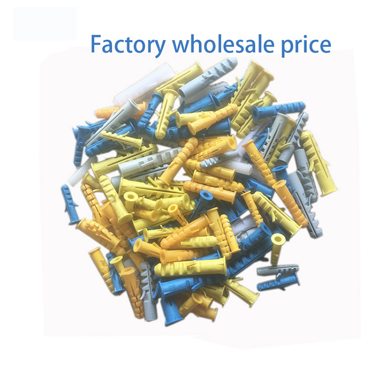 6mm 8mm PP Nylon Plastic Expansion Bolt For Hollow And Solid Wall