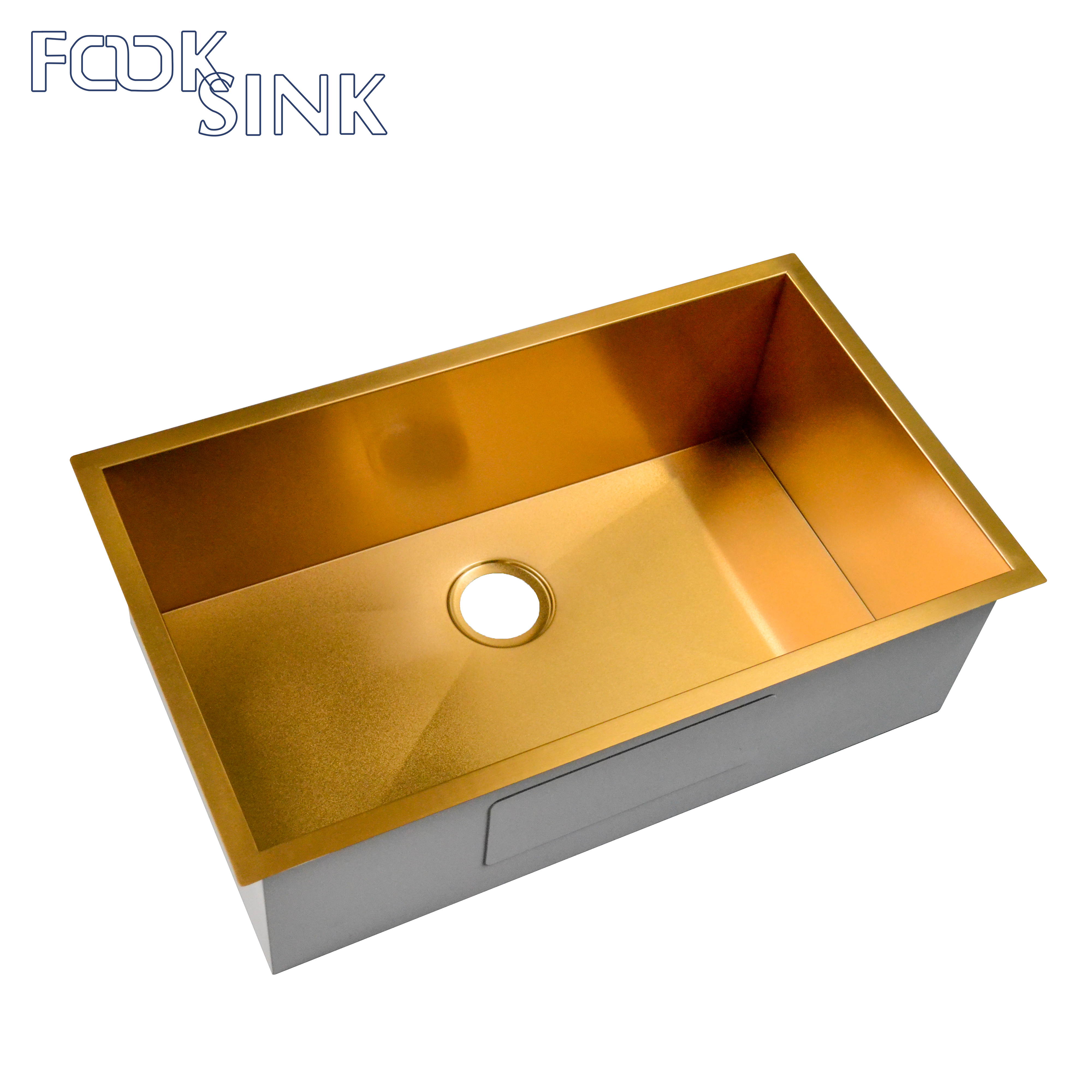 gold kitchen sink
