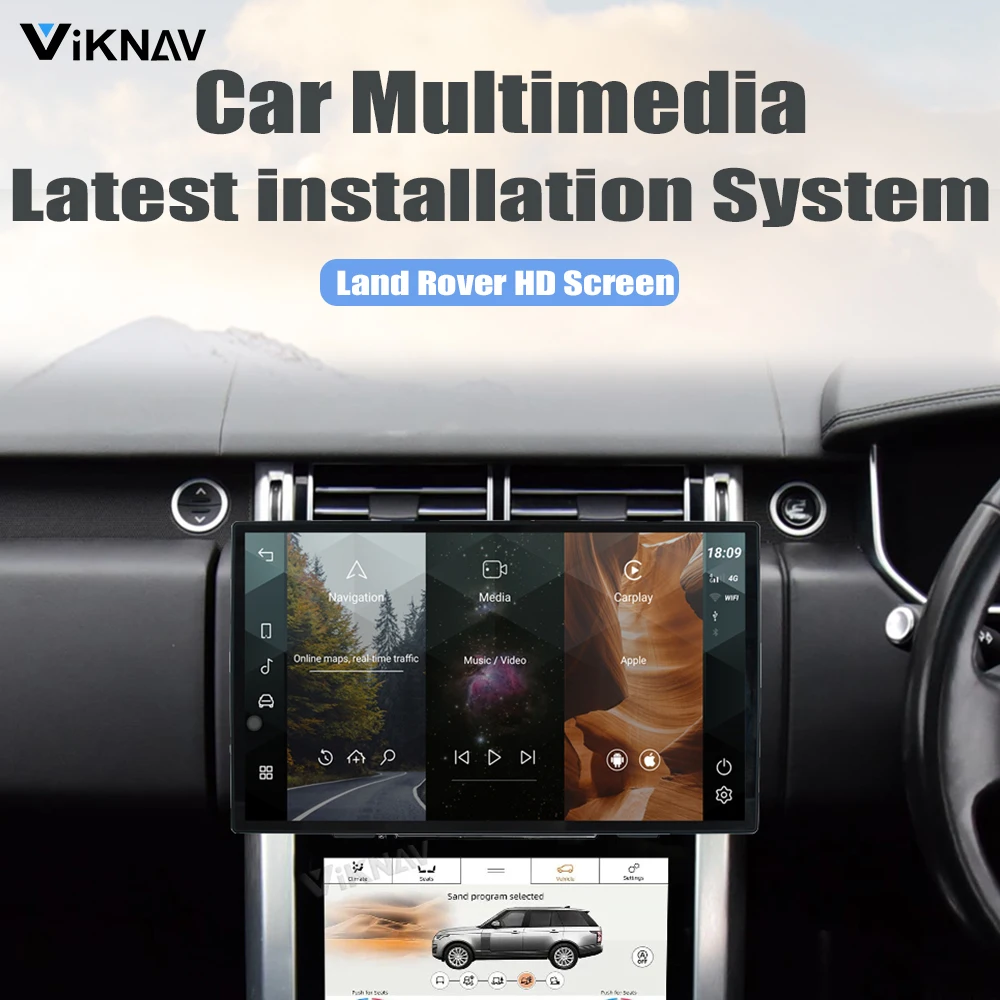 Android Auto Car Radio For Range Rover Vogue L405 2013-2017 Carplay GPS Navigation Multimedia Stereo Player Head Unit