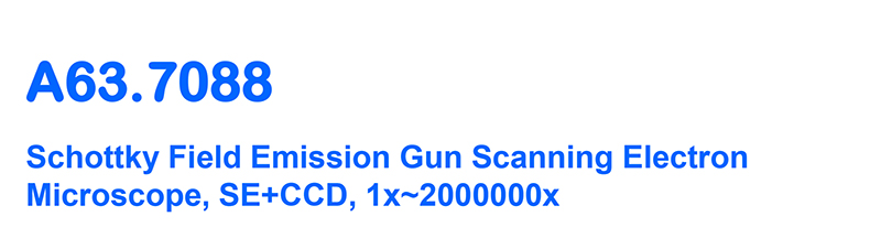 Opto Edu A63.7088 Schottky Field Emission Gun Scanning Electron Microscope SE+CCD 1x~2000000x