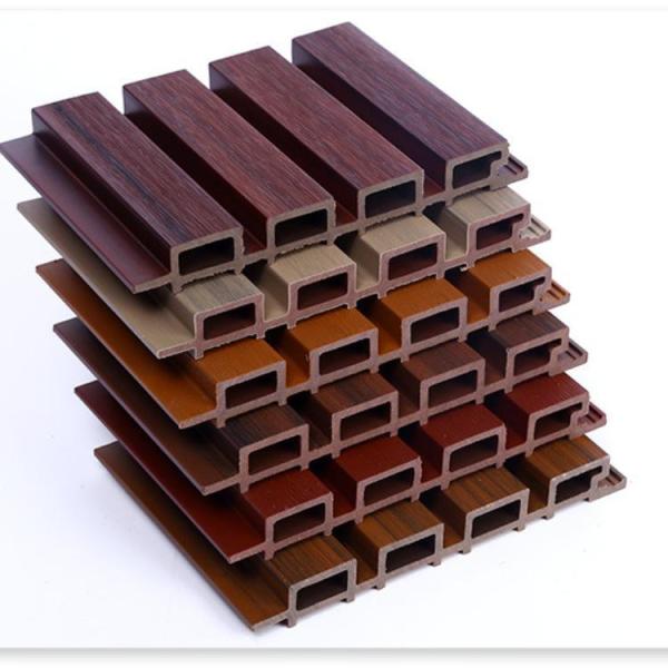 3D Surface PE Exterior PVC Outdoor Panels for Siding and WPC Wall Panel Length 2.9m