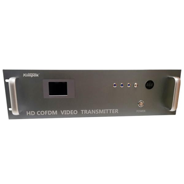 40 Watt HD COFDM Video Transmitter Video + Data Link For Military Long Range Mobile Communication