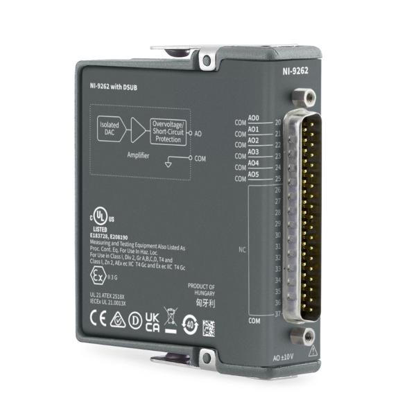 国家仪器 9262 C 系列电压输出模块