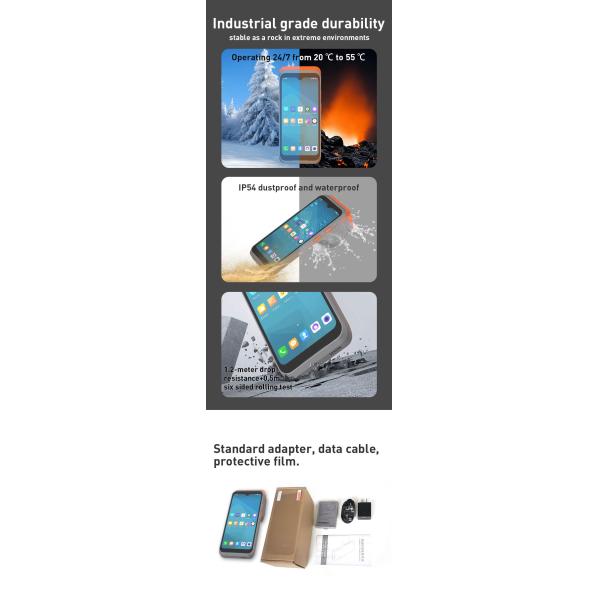 Android 10.0 System Pos Mobile Device HD Durable Large Display Android Mobile Pos Terminal