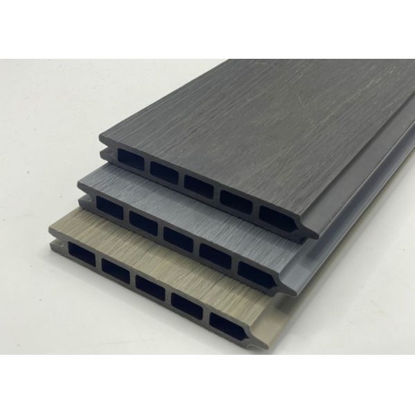Multi Tier Louvered Layered WPC Shutter Fence Outdoor 150mm