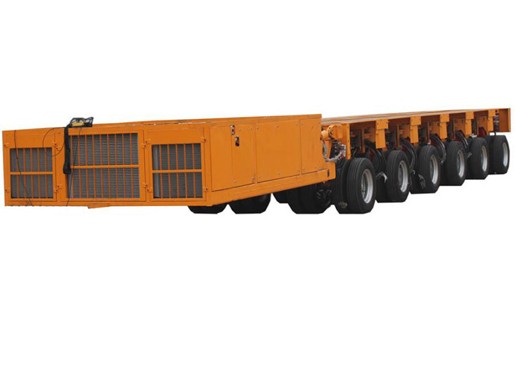 Spmt Hydraulic Modular Truck Trailer Lowbed Heavy Construction Machinery Transport Trailer
