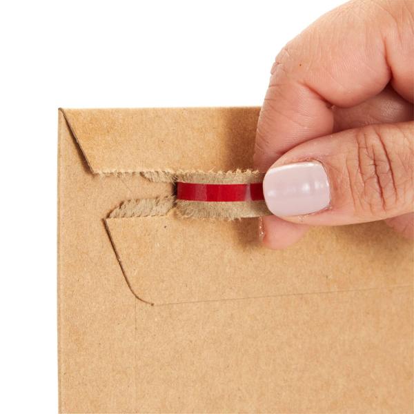 Rigid Cardboard Envelope Mailer Peel Seal Cardboard Document Envelope Convenient