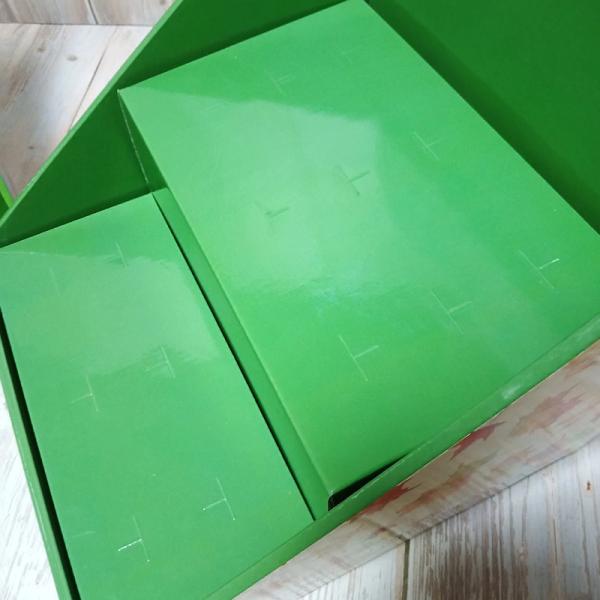 Folding Cardboard Display Box Countertop Retail Packaging Box With Paperboard Liner