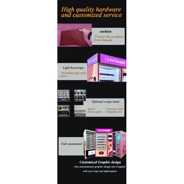 Eyelash Beauty Cosmetics Vending Machine With Touch Screen
