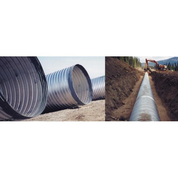 Spiral Ribbed Corrugated Pipe Forming Machine Double Lock Drain Pipe Roll Former Machine