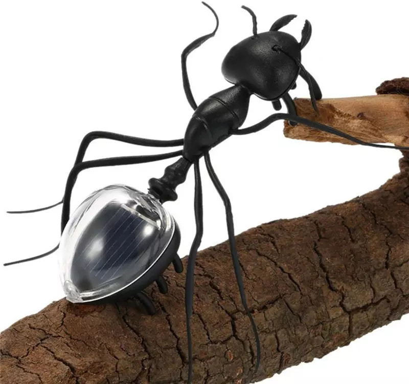Big Ant Toys Black Science Novelty Gift Creative Toys Plastic Promotional Solar Toy Ant