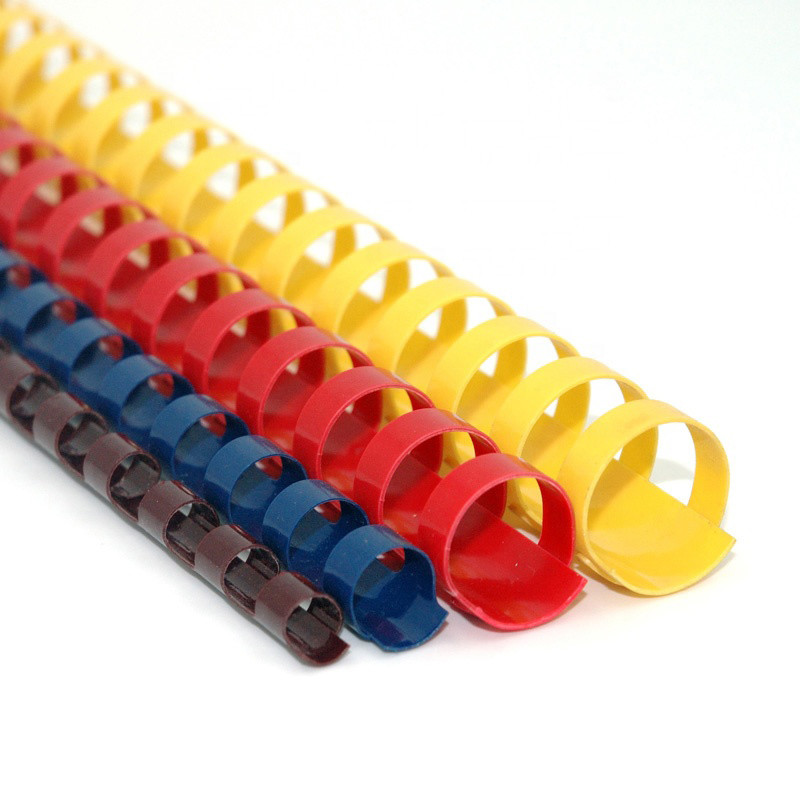 Quality PVC 21 Rings 250mic Plastic Comb Binding For notebook for sale