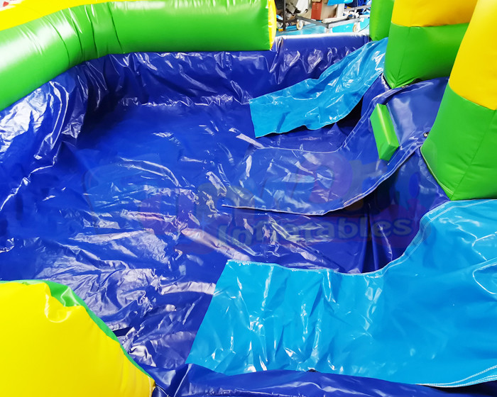 TUV Outdoor Inflatable Water Slides Double Side Bouncer Bounce House