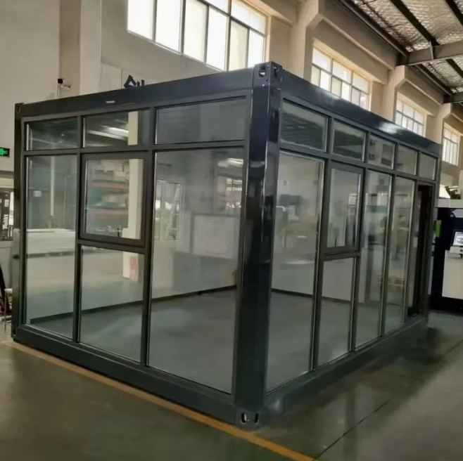 Prefabricated Container Building Shop Showroom Office Container Weather Resistance
