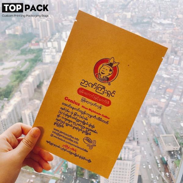 Disposable Food Packaging Pouch Potato Chip Bag Packaging Back Seal