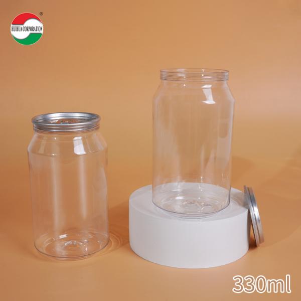 250ml PET Beverage Can for Juice and Soft Drinks with Easy Open Lid