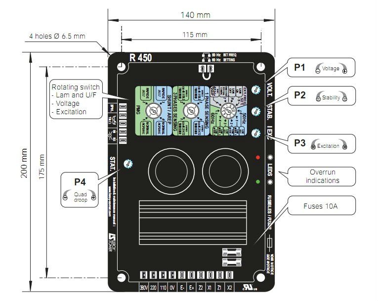 Leroy Somer AVR R450