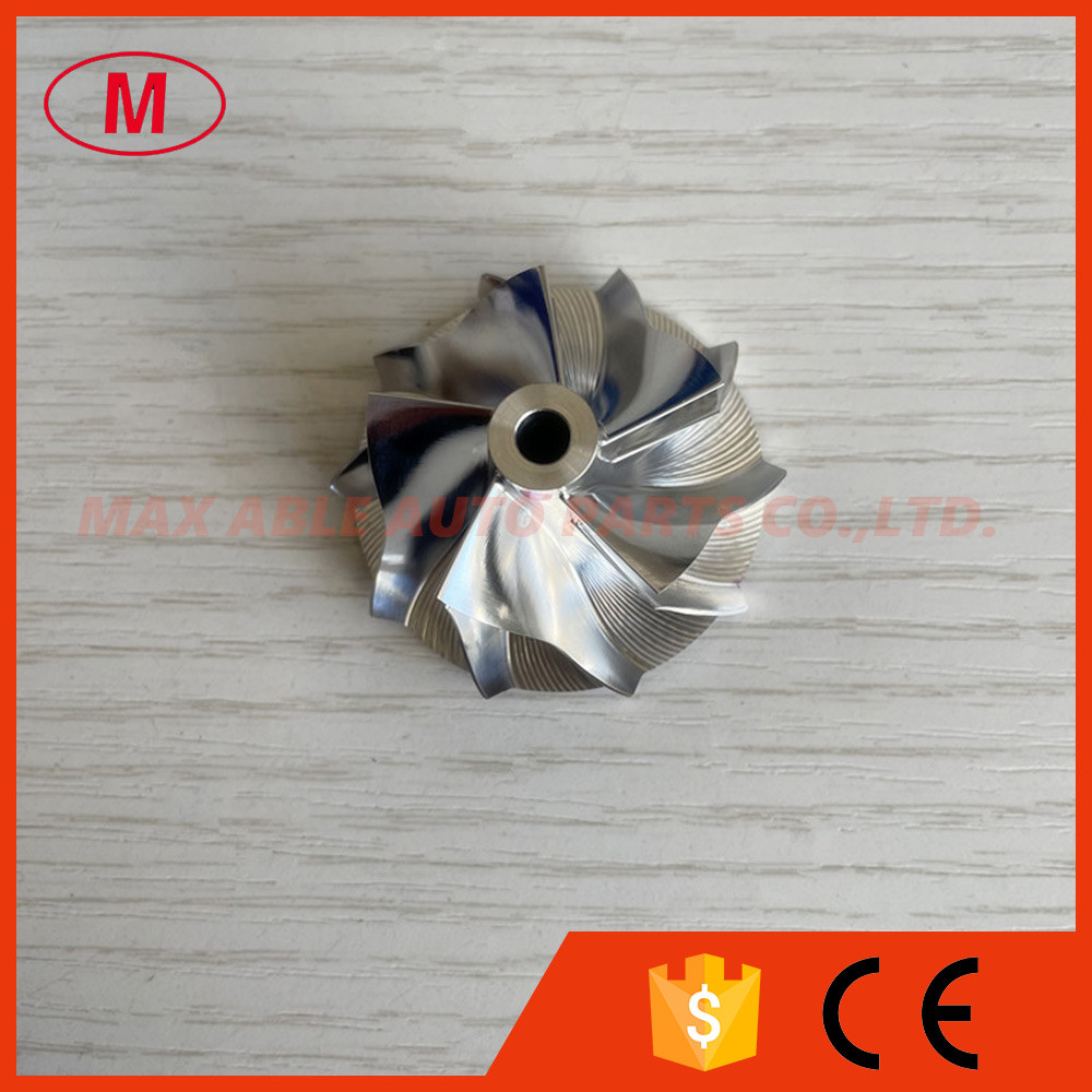 Quality RHF3 31.00/40.00mm 5+5 blades high performance Turbocharger milling/aluminum 2618/billet compressor wheel for sale