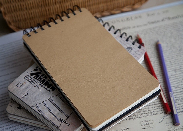 Spiral notebook with dividers, spiral notebook with custom printing,spiral