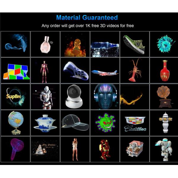 Step Into the Future With 3D Holographic LED Fan 3D Hologram 100cm Hologram Projector Advertising Display Fan Equipment