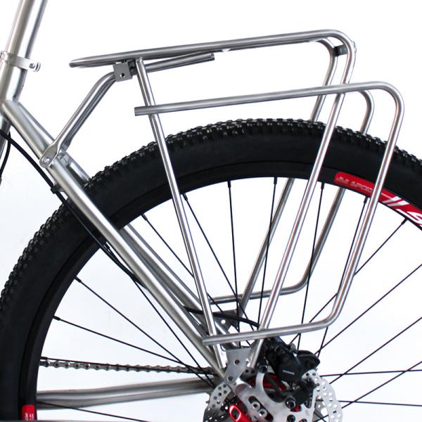 Ti3AL2.5V Titanium Bike Parts Rear Rack Bike Carrier Pannier For Luggage
