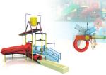 Professional Kids Commercial Playground Equipment Structures With Slide / Climb