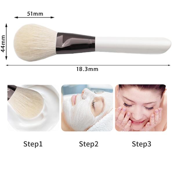 10PCS Multifunctional Goat Hair Makeup Brush Set 19*4cm