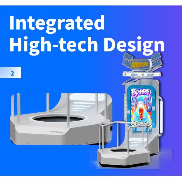 43" Interactive Trampoline Game 1920x1080 Resolution For Family Centers