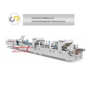 Quality Automatic high speed dual pre-fold box folder gluer machine for sale