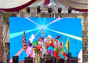 Large Image Full Color Stage Curved Outdoor Advertising Led Display Screen P5.95