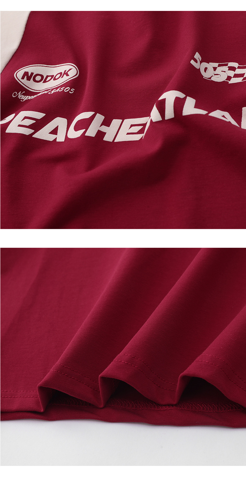 Weaving Method Knitted Y2K Style Custom Vintage Girls Letter 3D Screen Puff Print T-Shirts