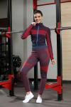 Full Zip Performance Long SleeveTight Ribbed Fit Breathable Fabric